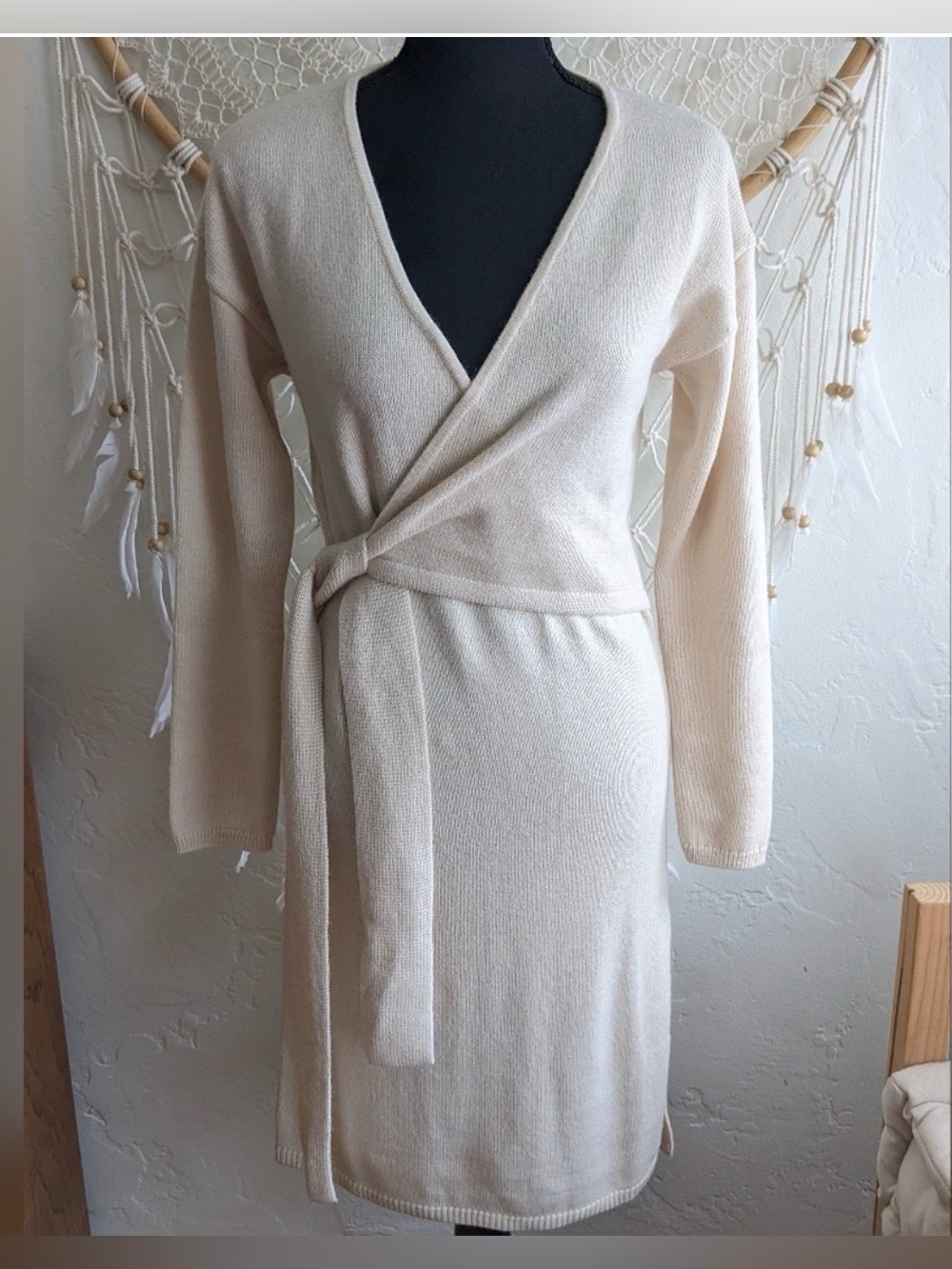 Banana Republic Wrap Midi Sweater Dress - Picture 7 of 9